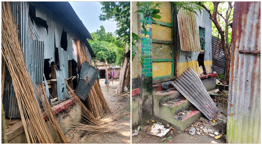 লোহাগড়ায় জামিনে বেরিয়েই ১১ বাড়িতে ‘মাদক কারবারির’ তাণ্ডব