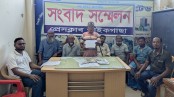 পাইকগাছায় ট্রলার চুরির ঘটনায় সংবাদ সম্মেলন