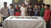 ফেসবুক লাইভে লটারির কথা বলে জুয়া আটজন আটক